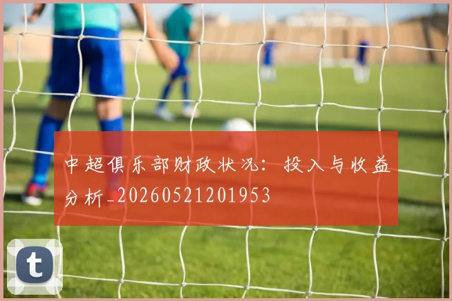 中超俱乐部财政状况:投入与收益分析_20260521201953